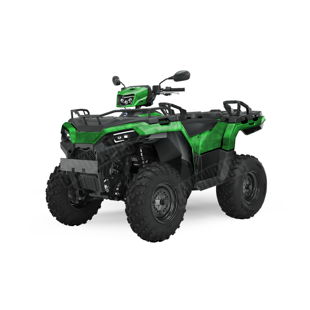 Kryptek Green ATV Camo Vinyl Wrap