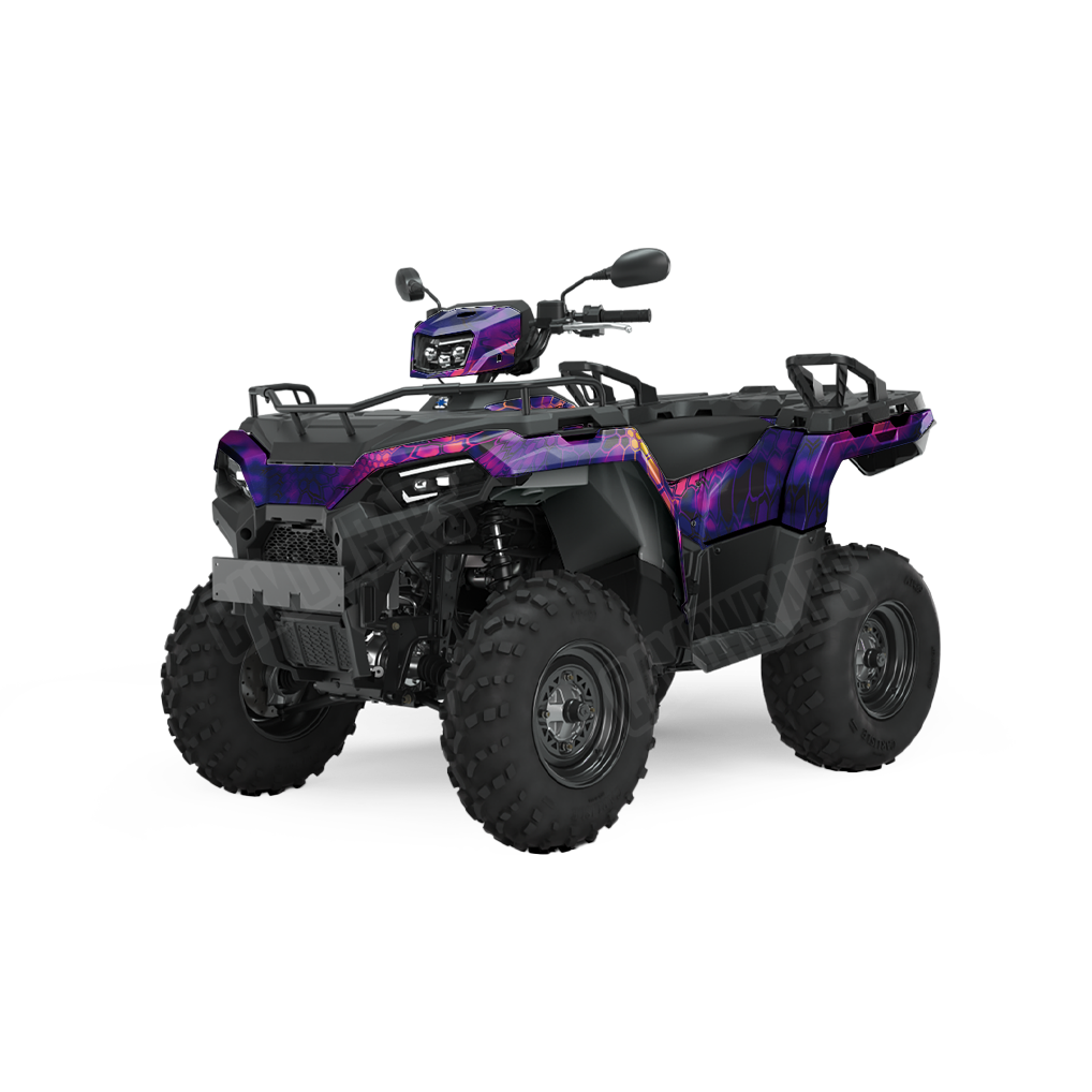 Kryptek Infrared ATV Camo Vinyl Wrap