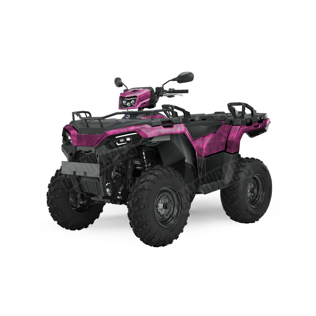 Kryptek Magenta ATV Camo Vinyl Wrap