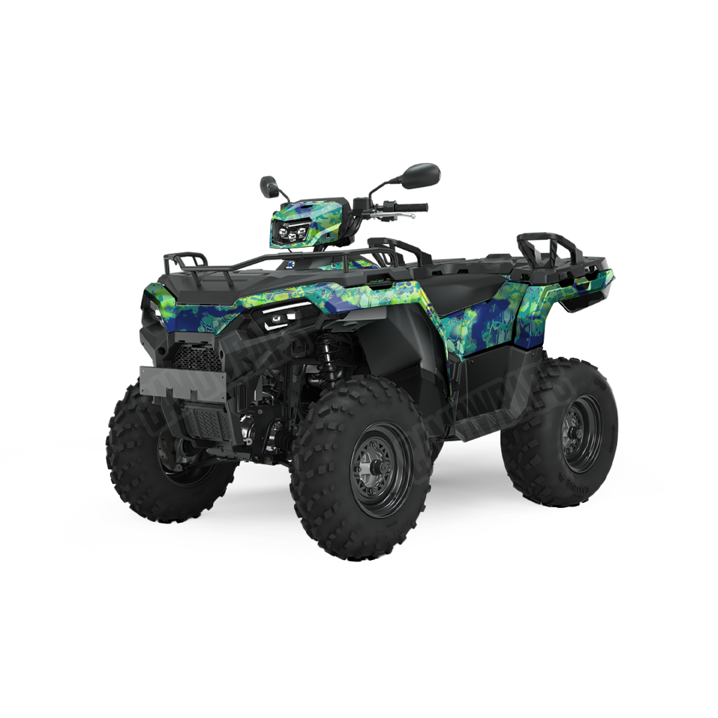 Kryptek Obskura MahiMahi ATV Camo Vinyl Wrap