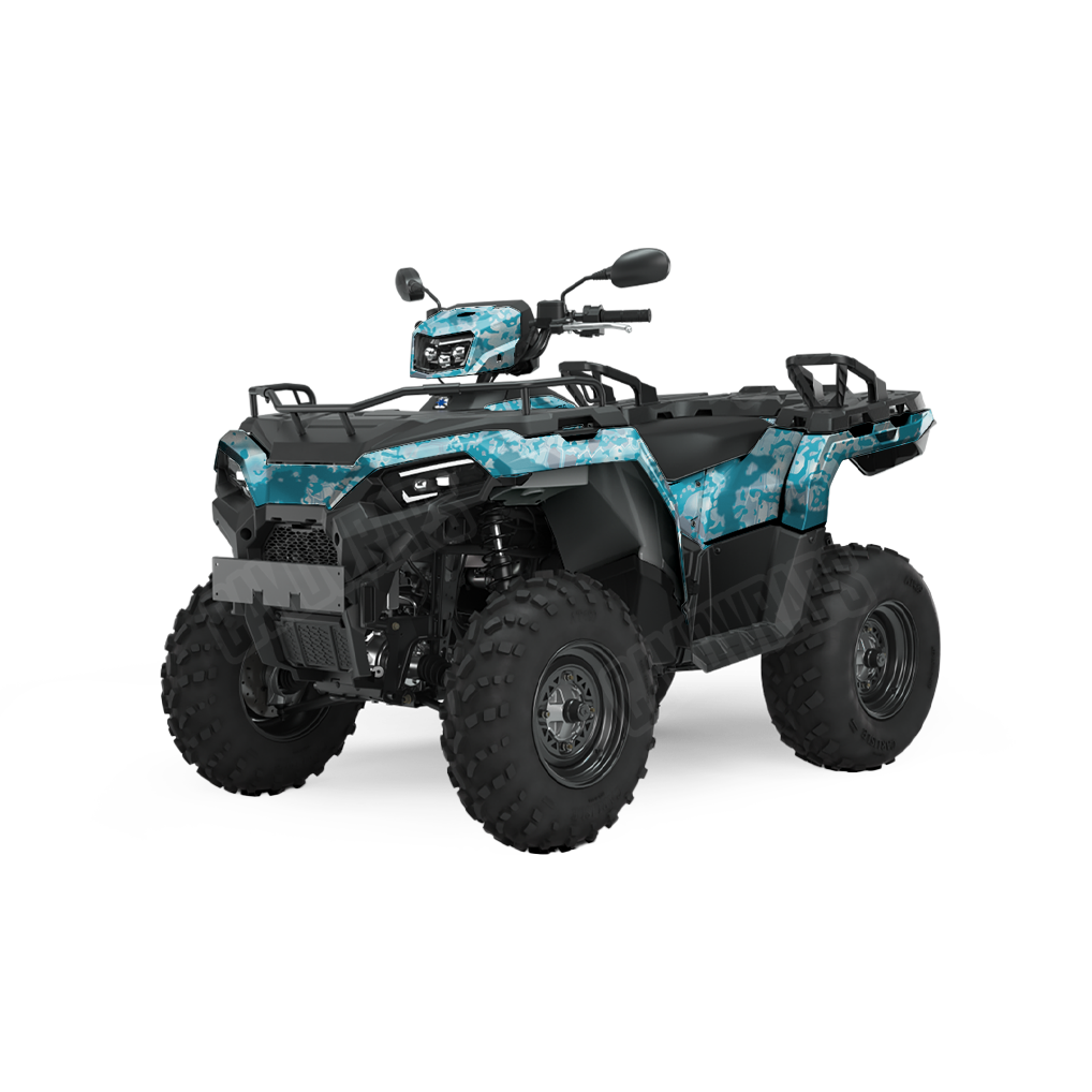 Kryptek Obskura Shallows ATV Camo Vinyl Wrap