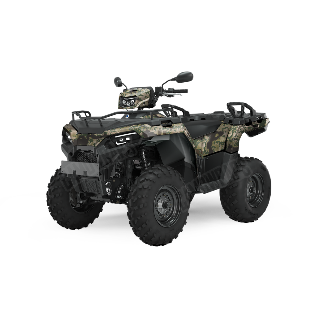 Kryptek Obskura Transitional Brown ATV Camo Vinyl Wrap