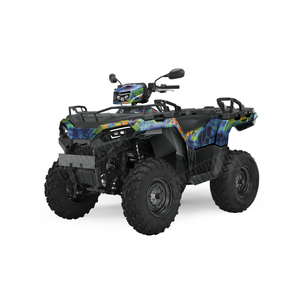 Kryptek Thermal ATV Camo Vinyl Wrap