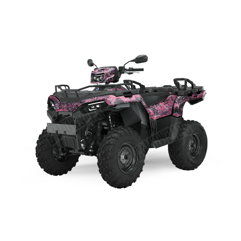 Muddy Girl Flat ATV Camo Vinyl Wrap