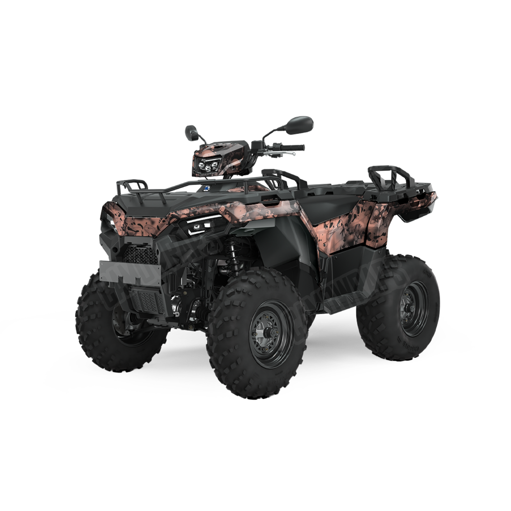 Pulse Coral ATV Camo Vinyl Wrap