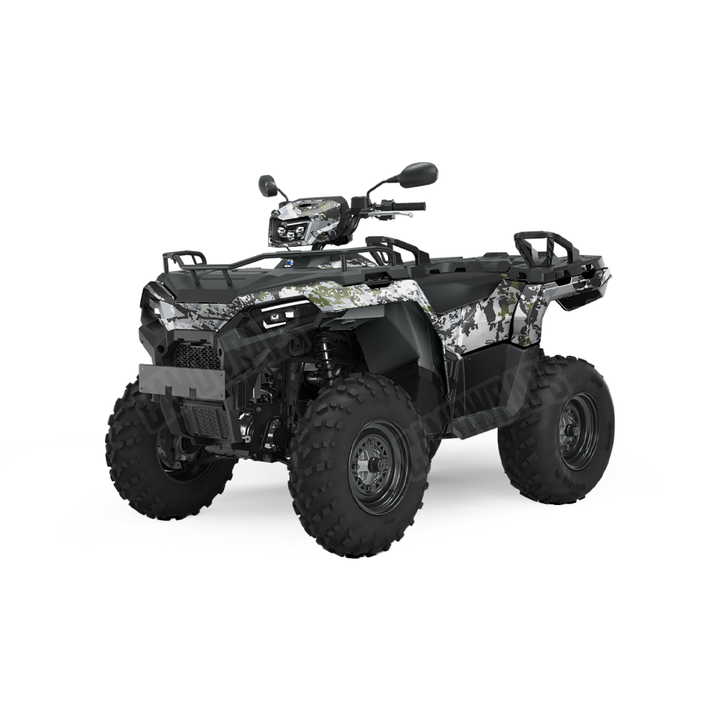 RELV X1 Timber Wolf ATV Camo Vinyl Wrap