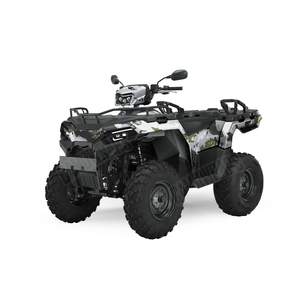 RELV X3 Timber Wolf ATV Camo Vinyl Wrap