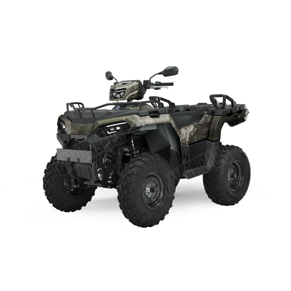 RELV X3 Tunnel Rat ATV Camo Vinyl Wrap