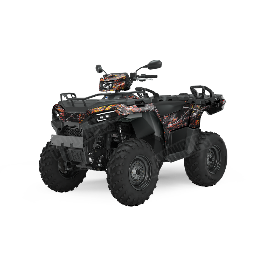 Sirphis Wildfire ATV Camo Vinyl Wrap