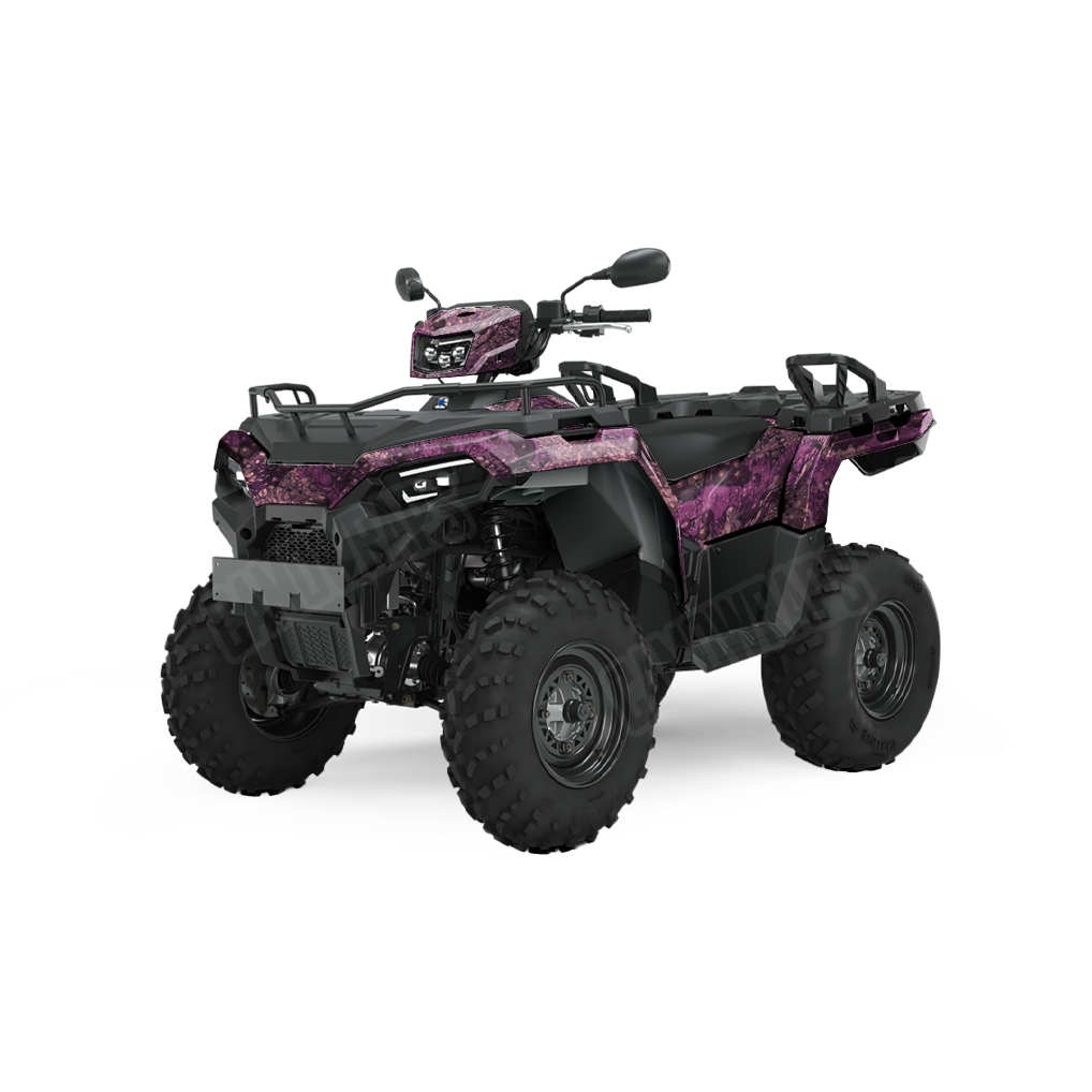 Toadaflage Grape Jelly ATV Camo Vinyl Wrap