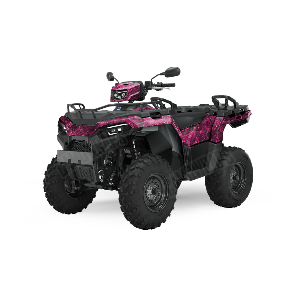 Toadaflage Magenta ATV Camo Vinyl Wrap