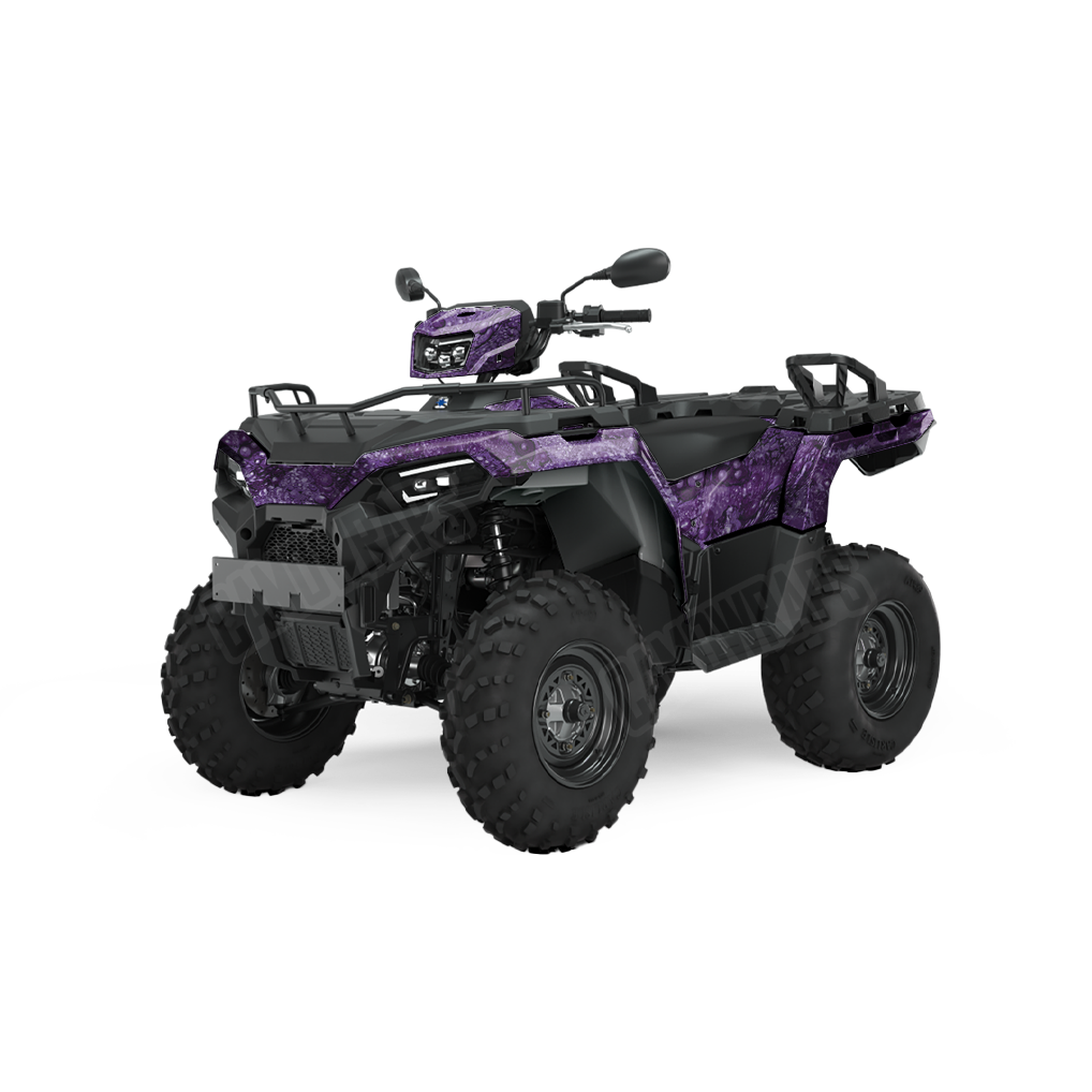 Toadaflage Purple ATV Camo Vinyl Wrap