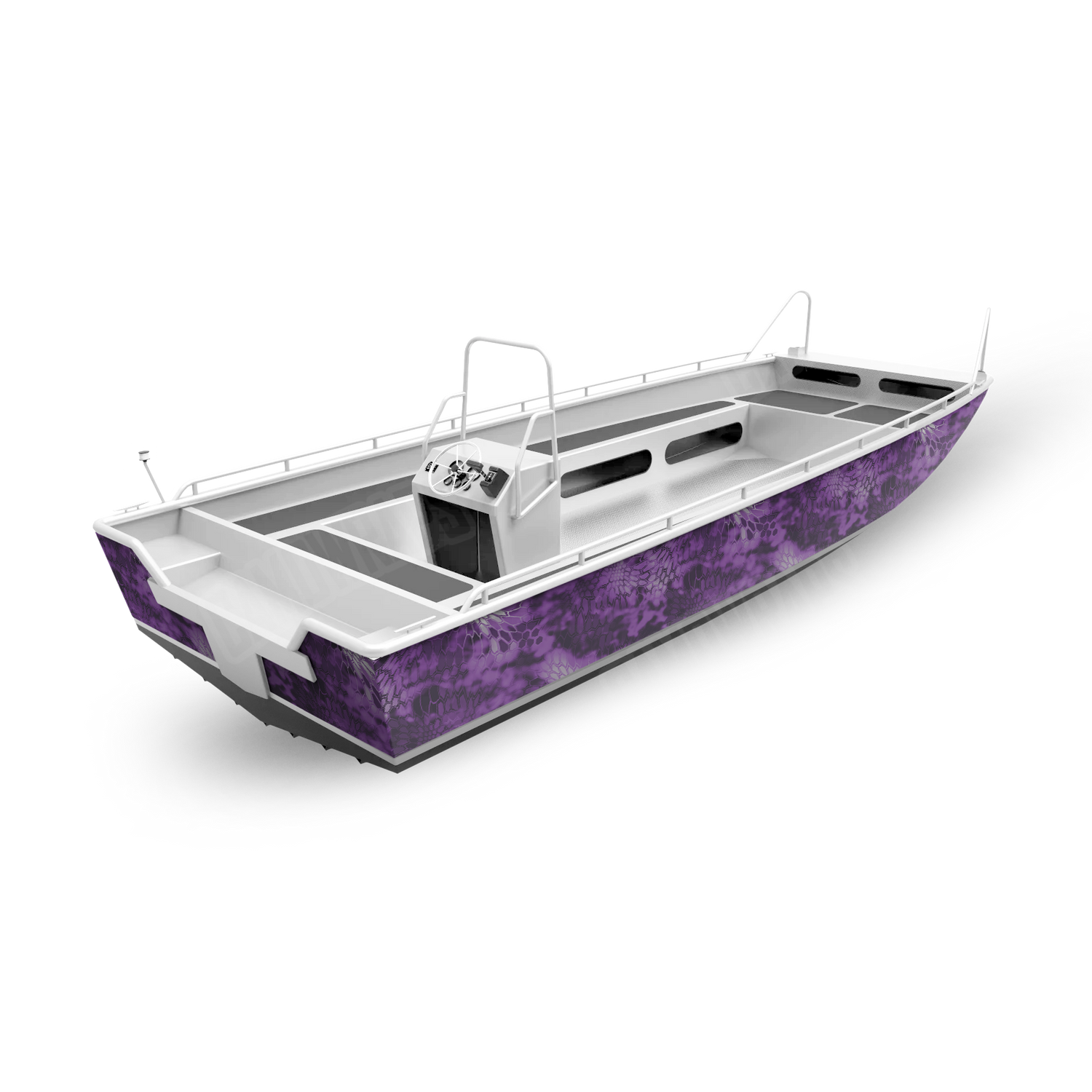 Kryptek Amethyst Boat Camo Vinyl Wrap