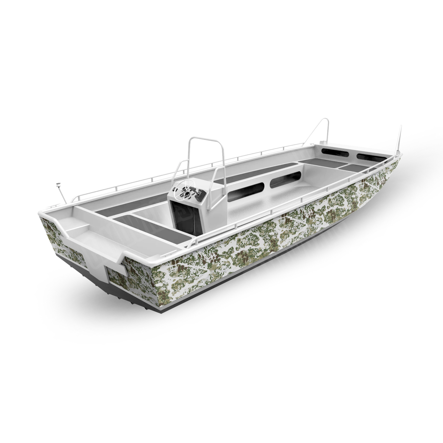 Kryptek Obskura Grom Boat Camo Vinyl Wrap