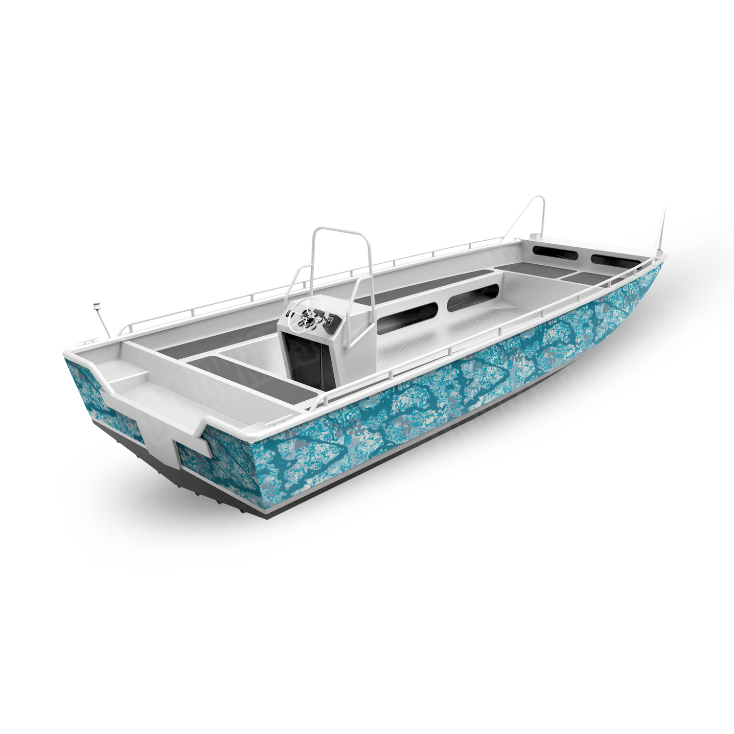 Kryptek Obskura Shallows Boat Camo Vinyl Wrap