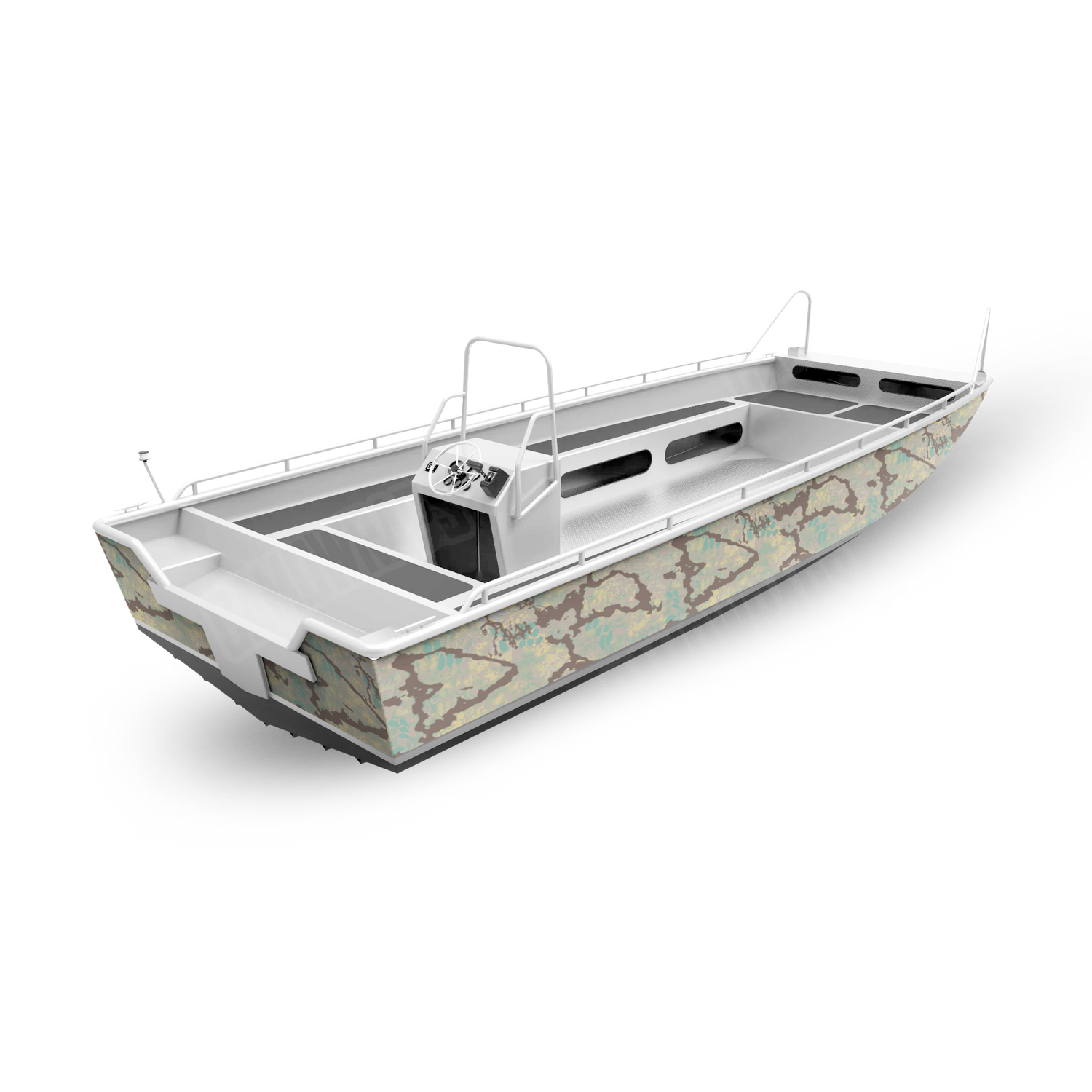 Kryptek Obskura Sundarban Boat Camo Vinyl Wrap