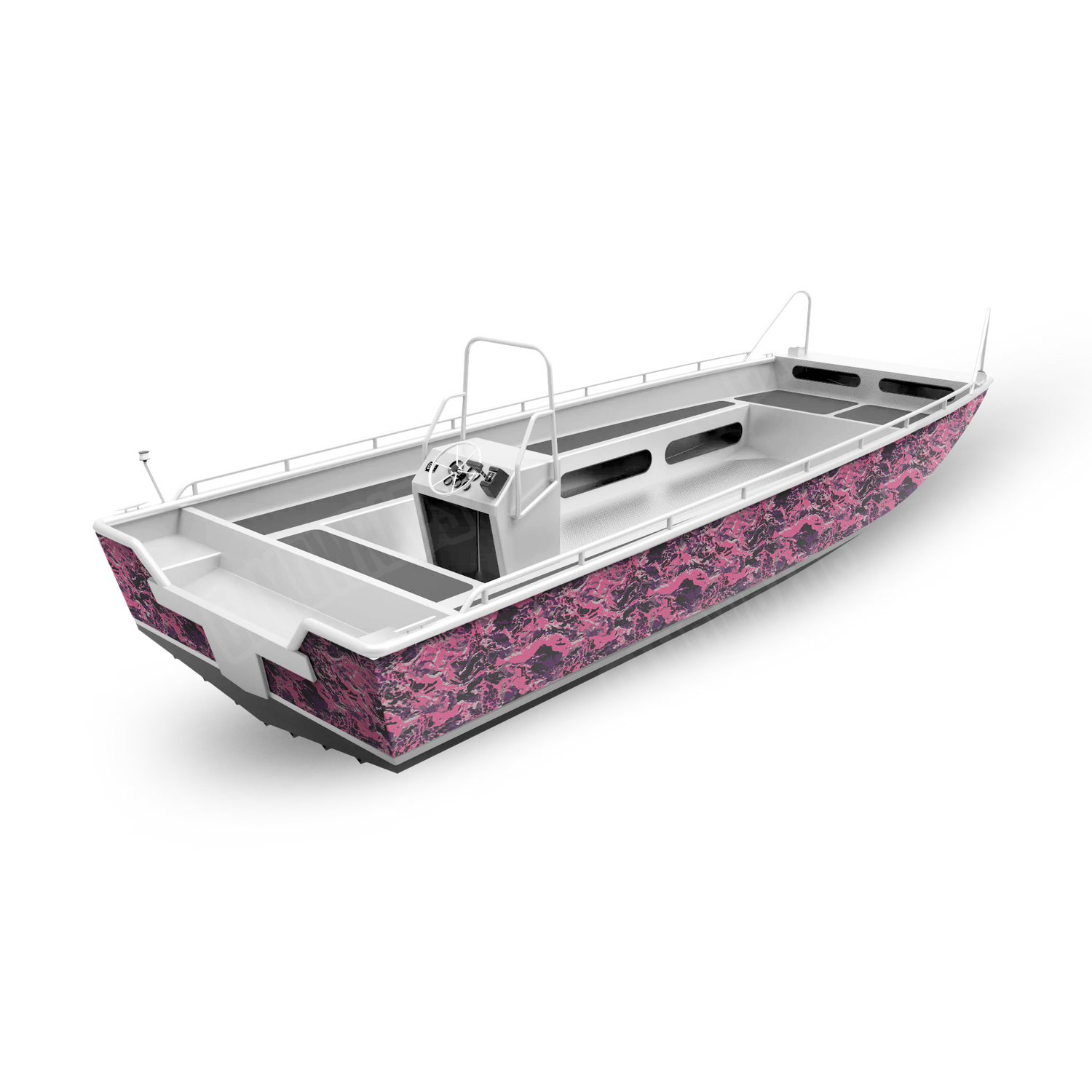 Muddy Girl Flat Boat Camo Vinyl Wrap