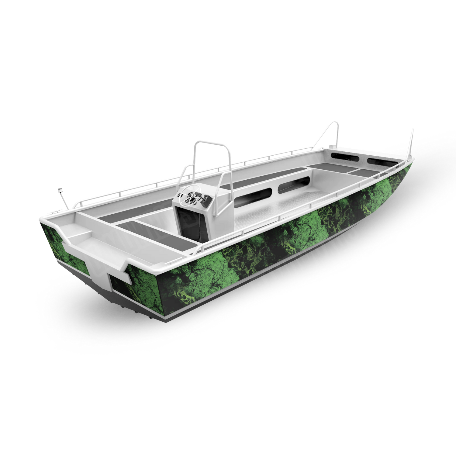 Realtree WAV3 Monster Boat Camo Vinyl Wrap