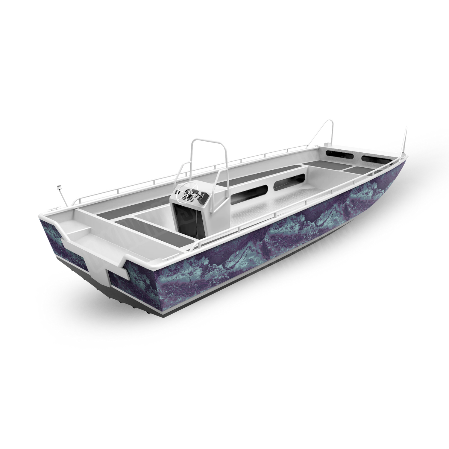 Realtree XTREME Frozen Grape Boat Camo Vinyl Wrap