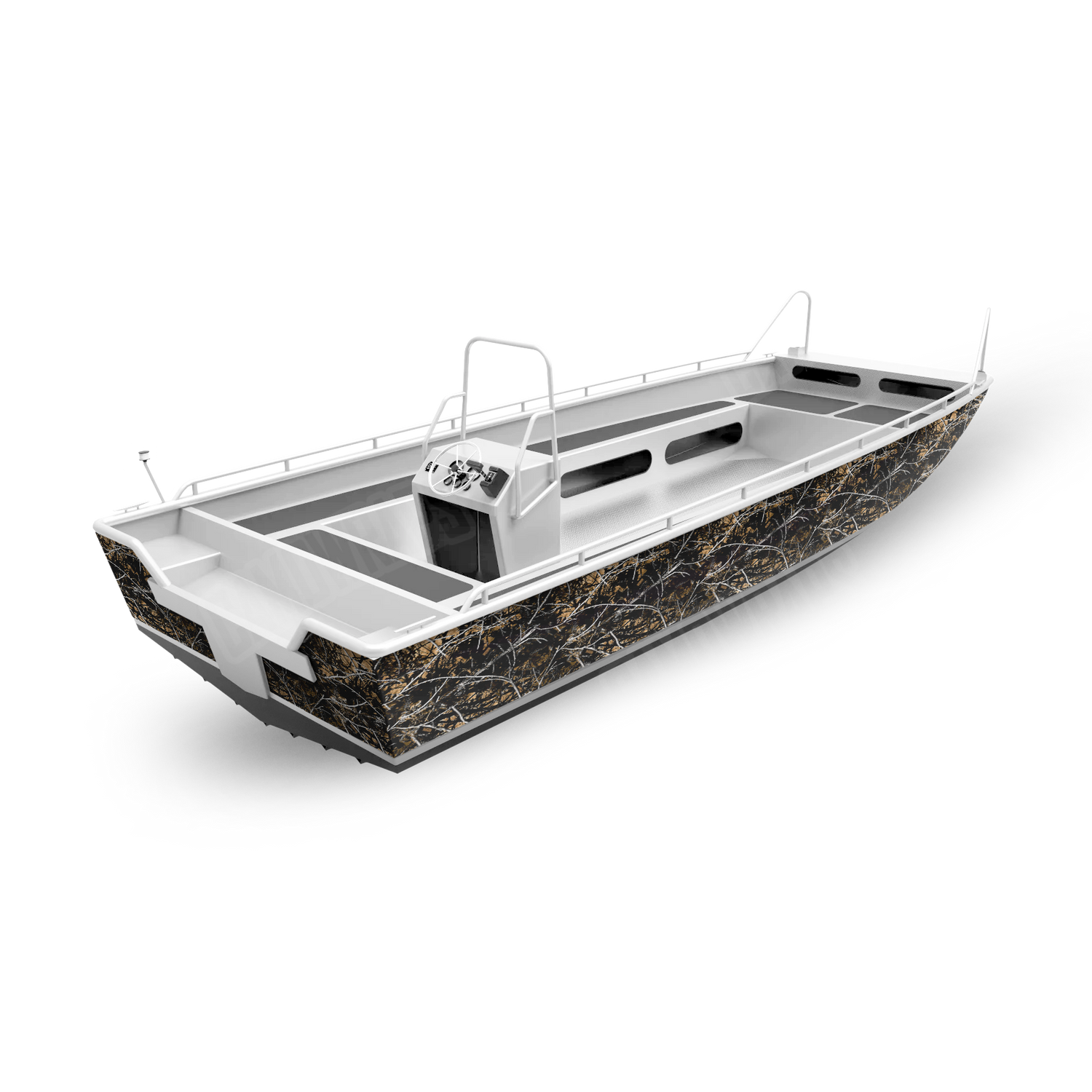 Sirphis Outshine Boat Camo Vinyl Wrap