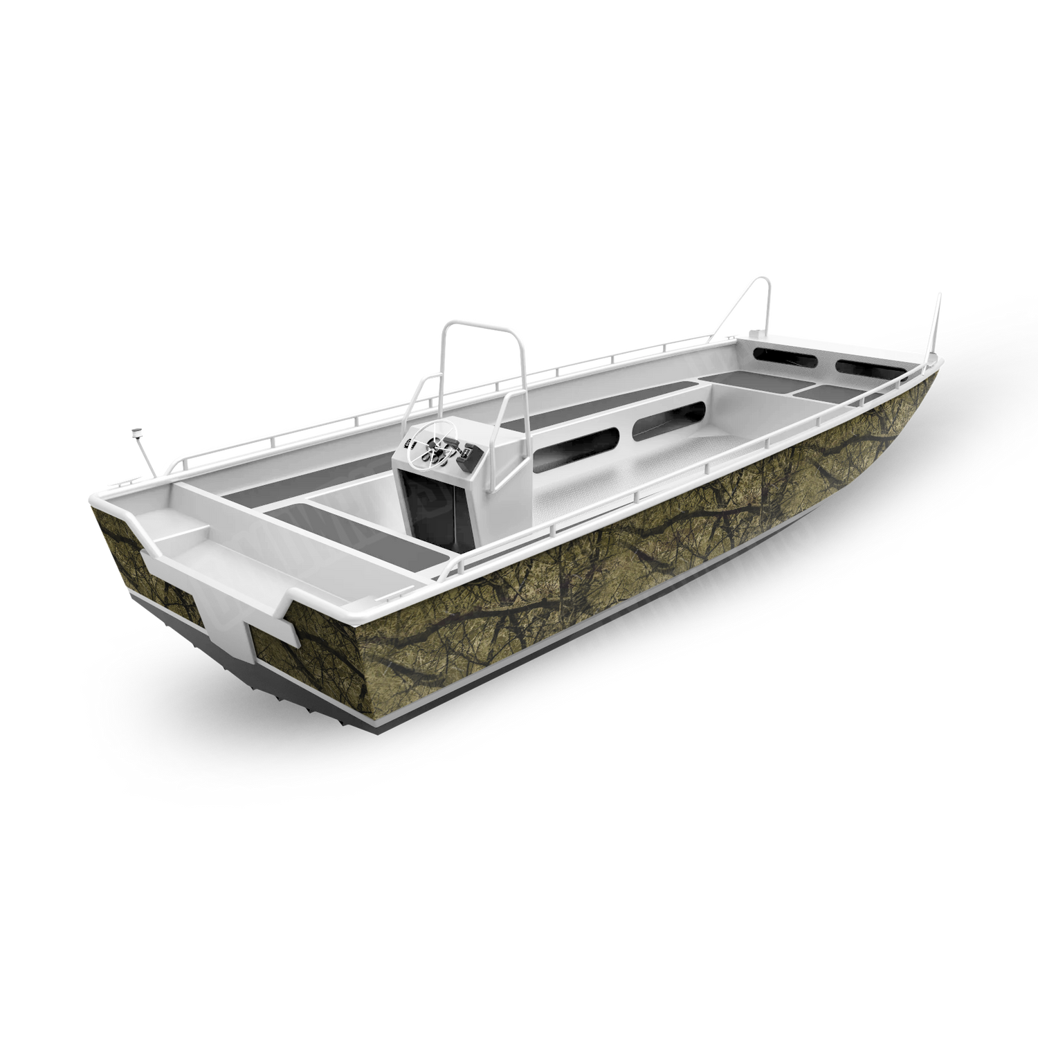 Substrate Savannah Stalker Boat Camo Vinyl Wrap