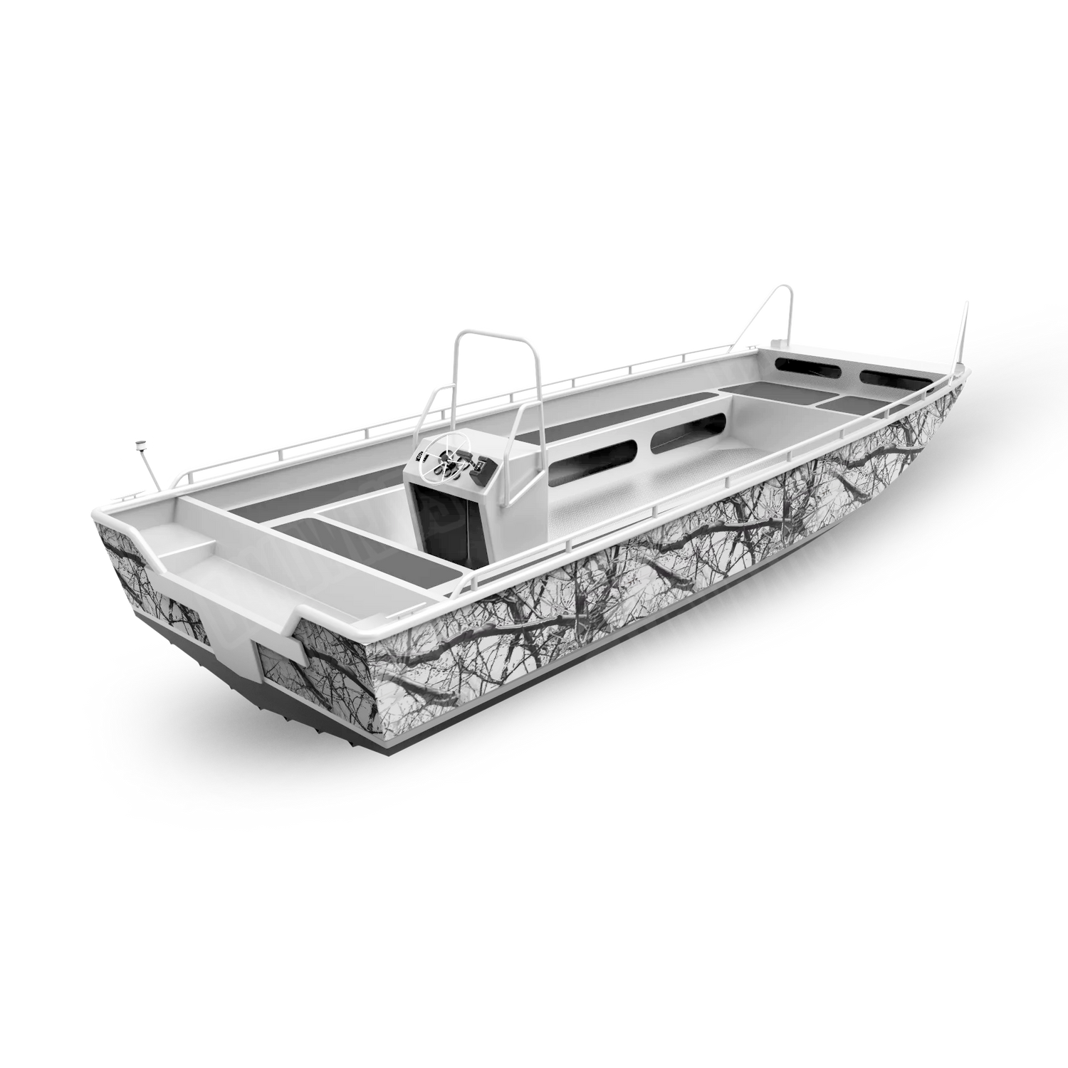 Substrate Snow Stalker Boat Camo Vinyl Wrap