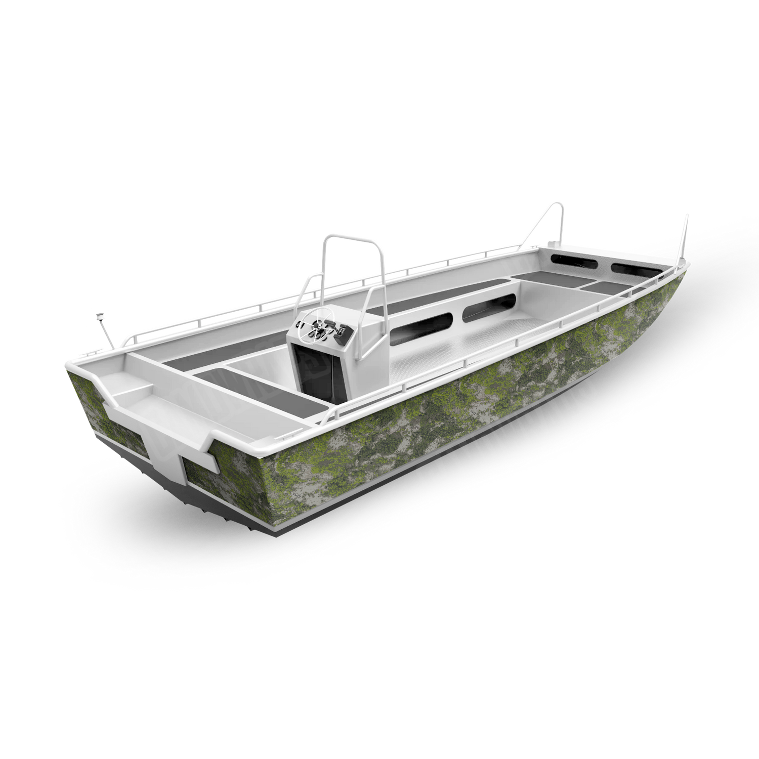 Veil Moss Monster Boat Camo Vinyl Wrap