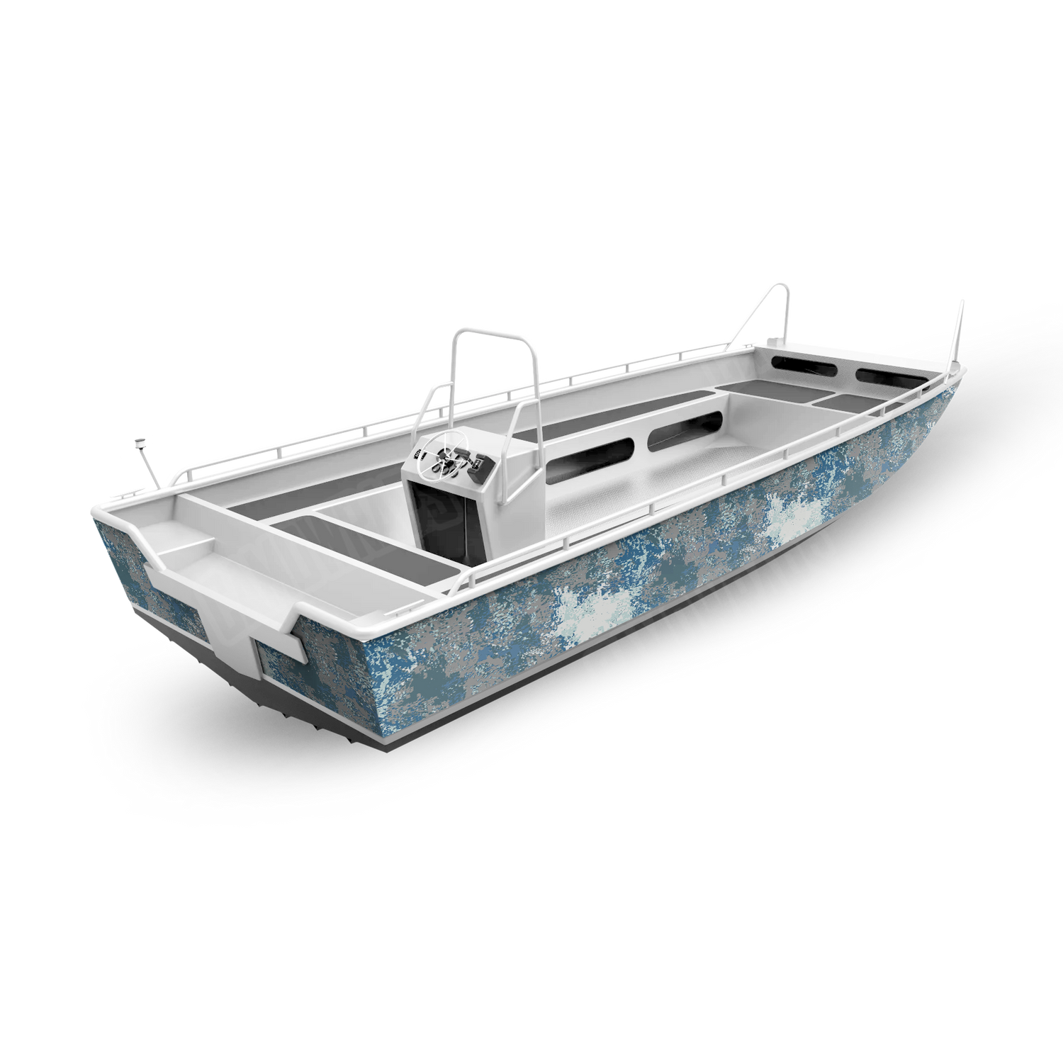 Veil Stryk Hookset Flat Boat Camo Vinyl Wrap