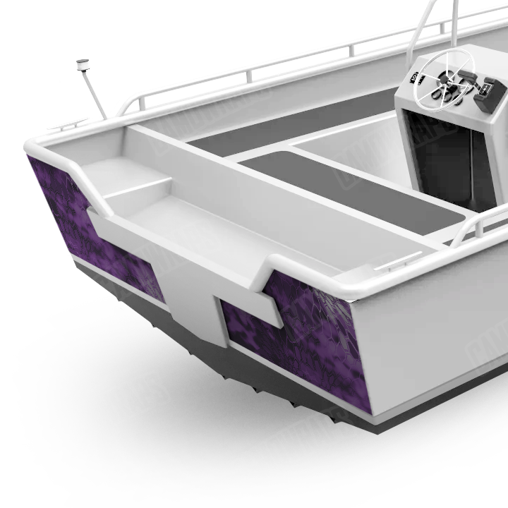 Kryptek Amethyst Boat Transom Camo Vinyl Wrap