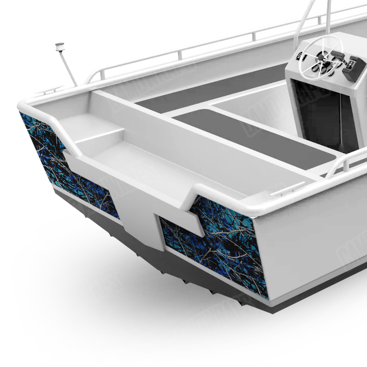 Sirphis Undertow Boat Transom Camo Vinyl Wrap