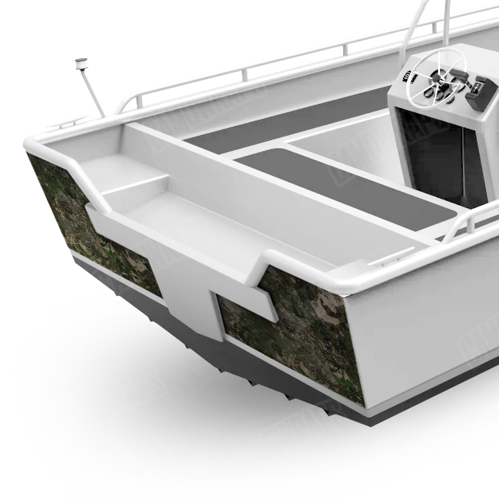 Substrate Shift Boat Transom Camo Vinyl Wrap