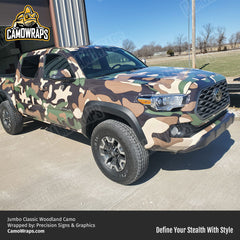 camo toyota truck wrap