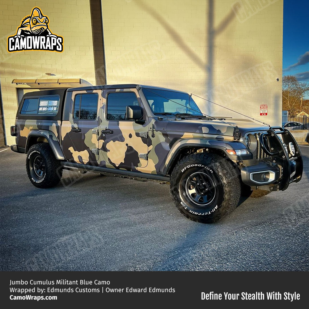 camo jeep truck wrap