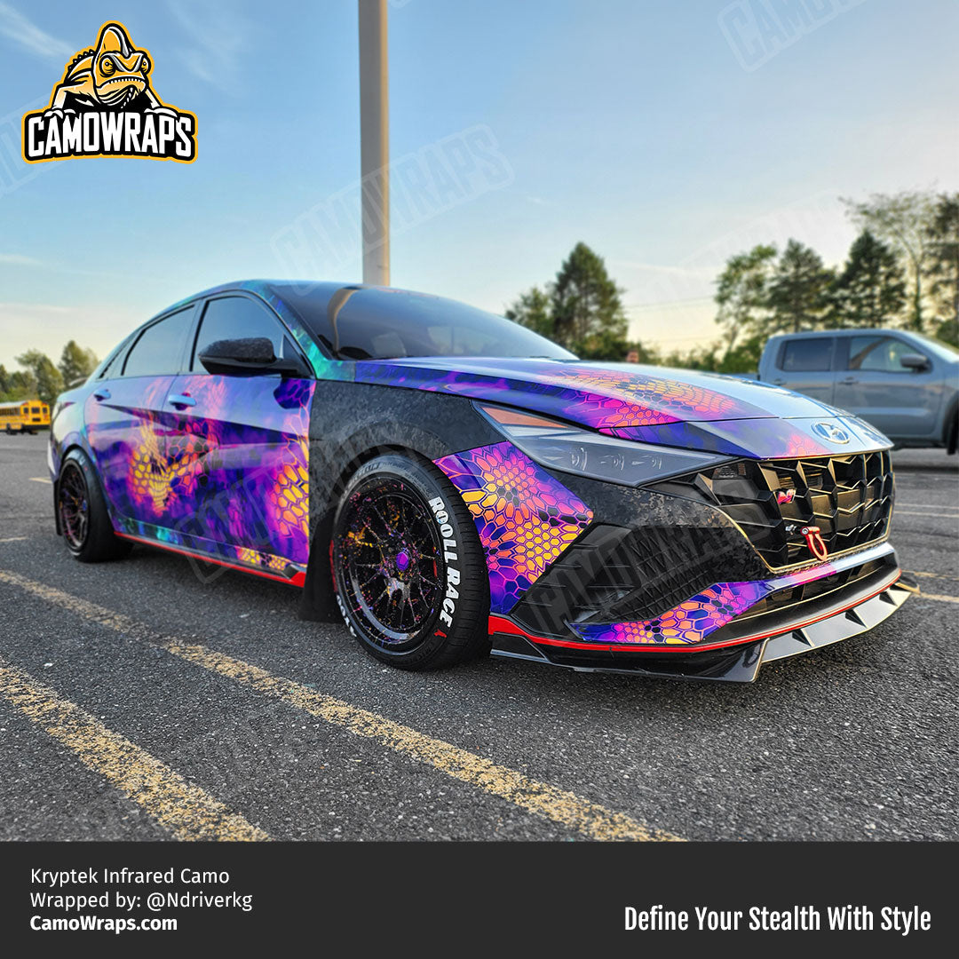 purple kryptek hyundai wrap