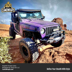 purple kryptek camo jeep wrap