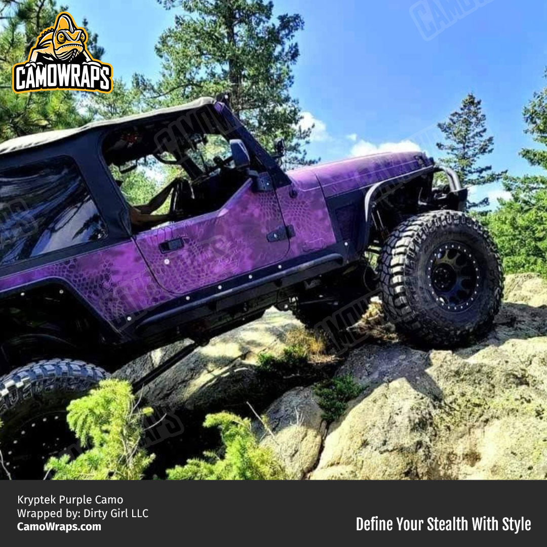 purple kryptek camo jeep wrap