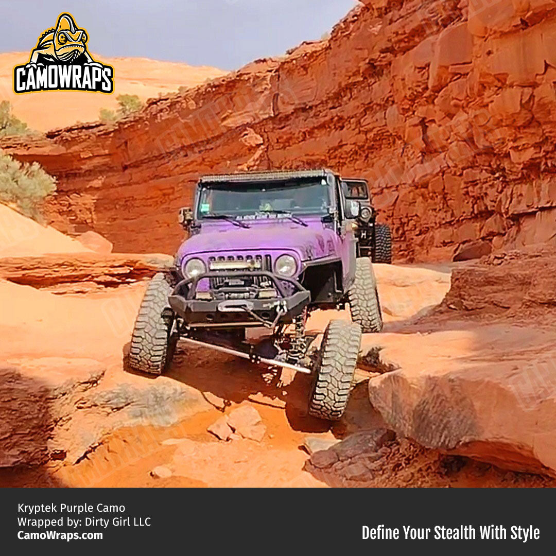 purple kryptek camo jeep wrap