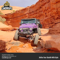 purple kryptek camo jeep wrap