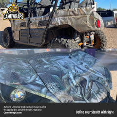 woods camo atv wrap