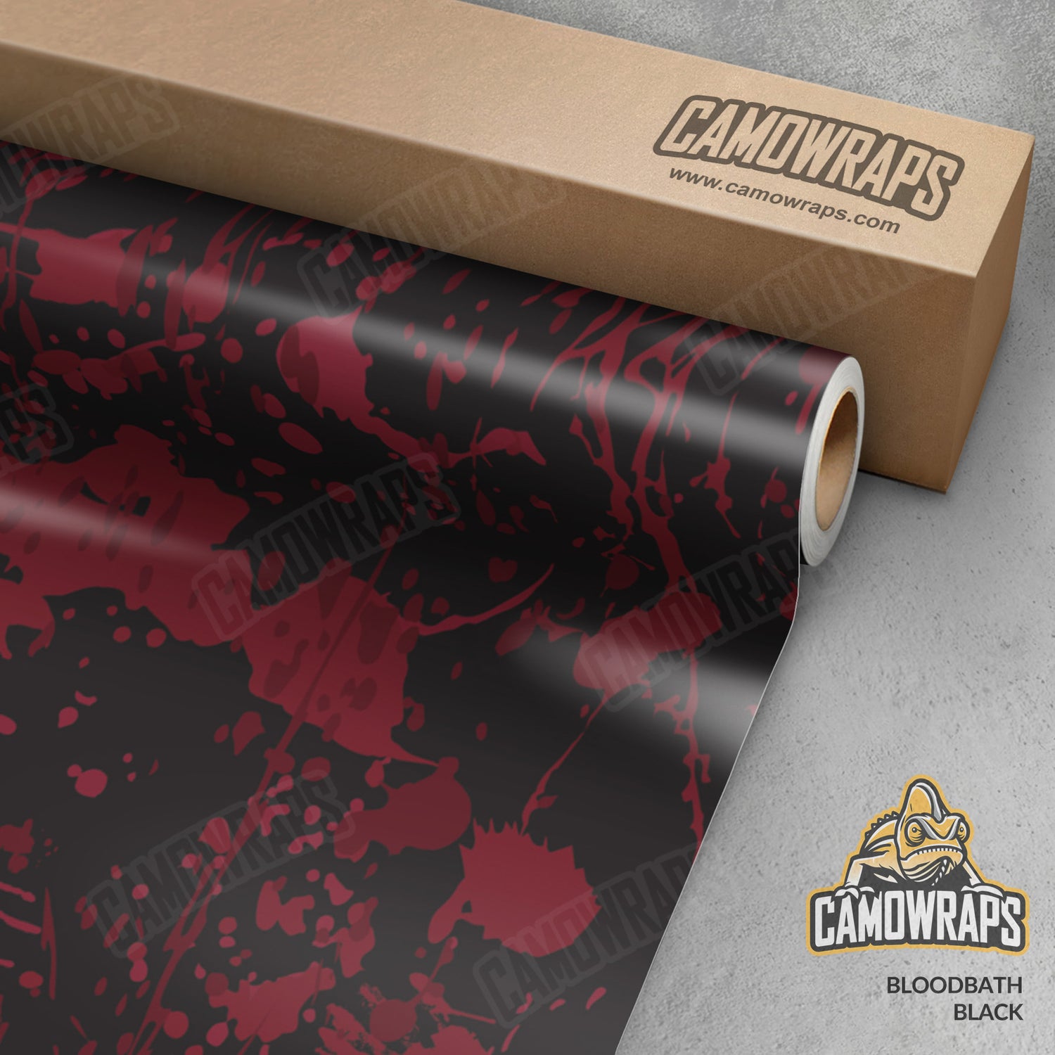 Bloodbath Black Camo Vinyl Wrap