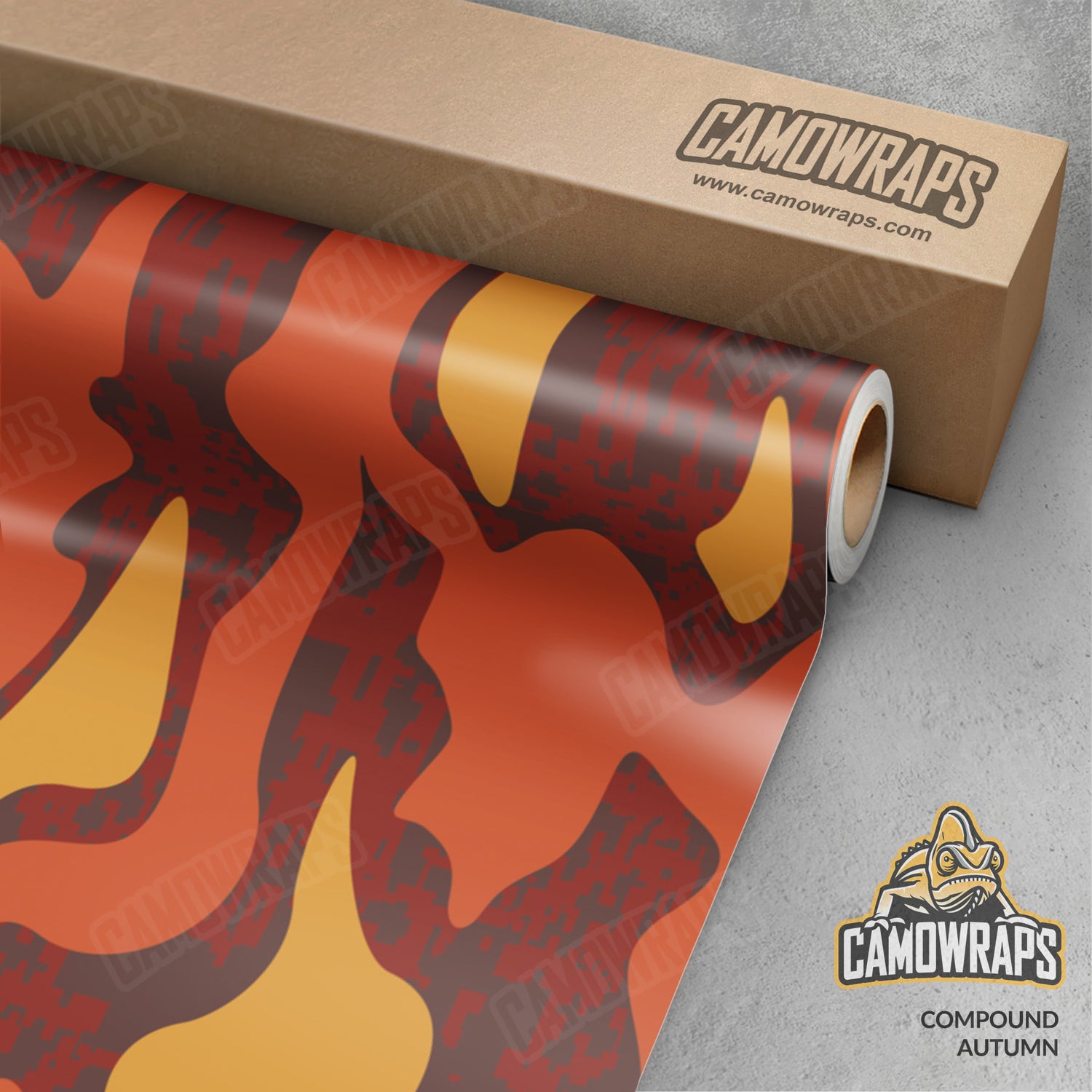 Compound Autumn Camo Vinyl Wrap