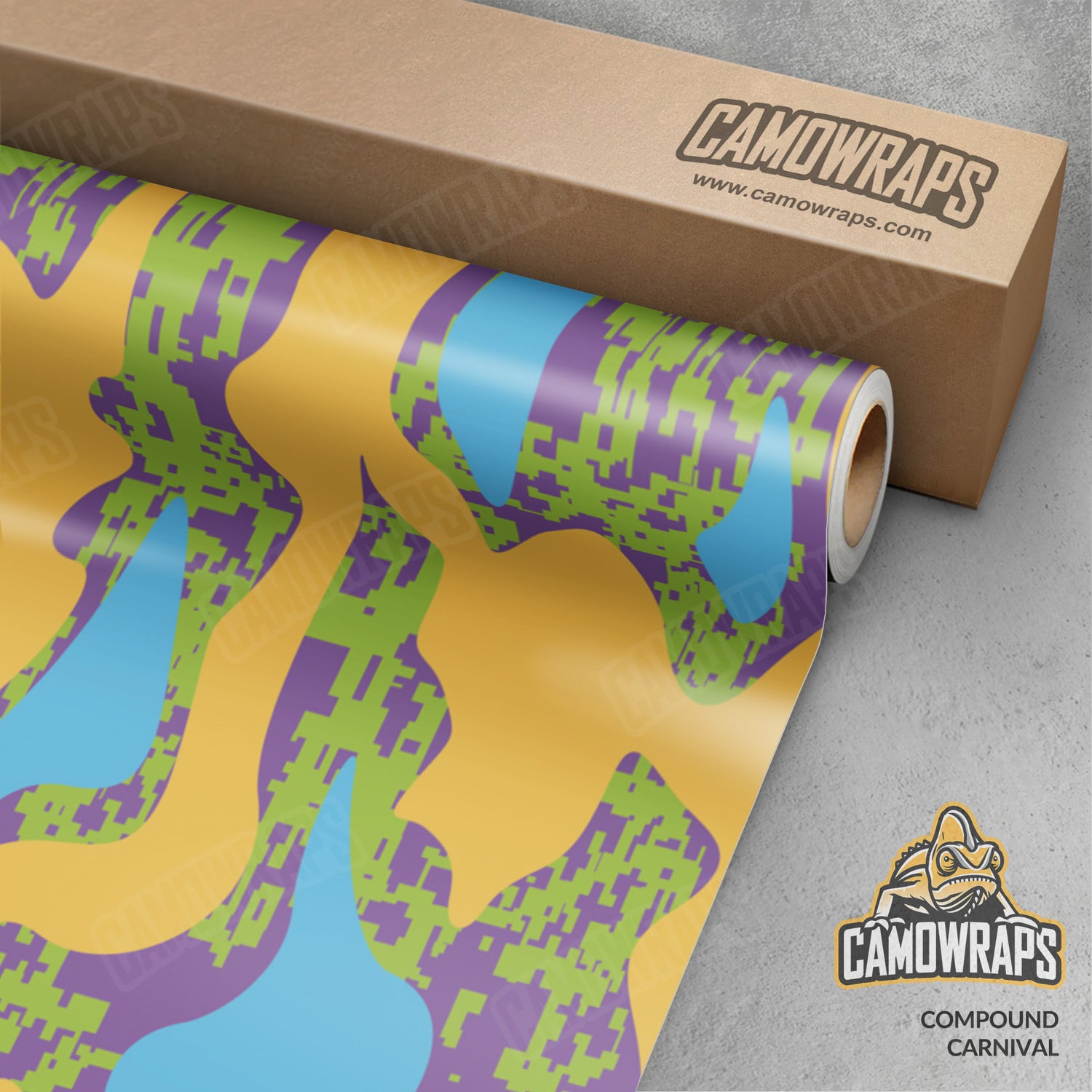 Compound Carnival Camo Vinyl Wrap