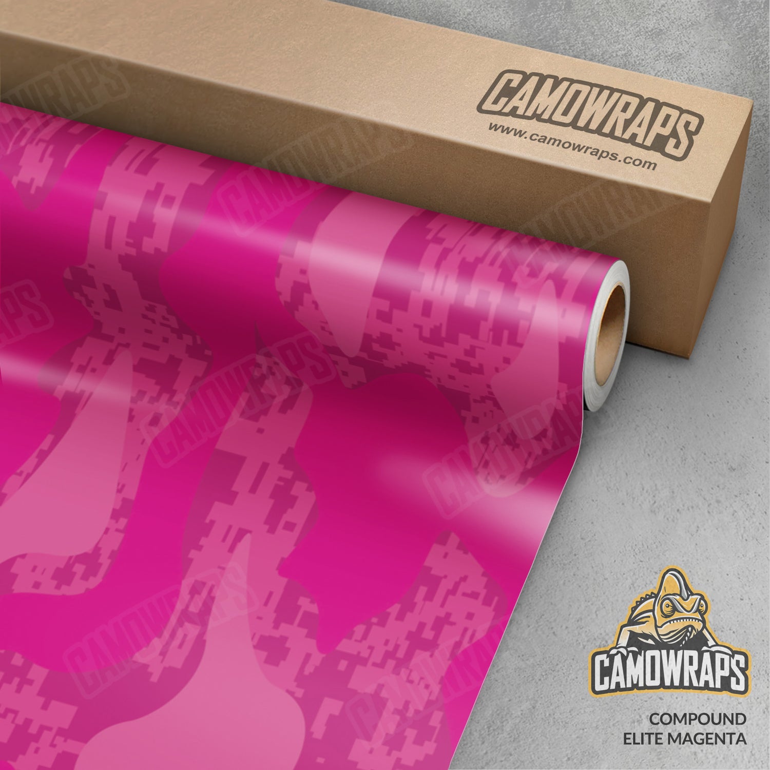 Compound Elite Magenta Camo Vinyl Wrap