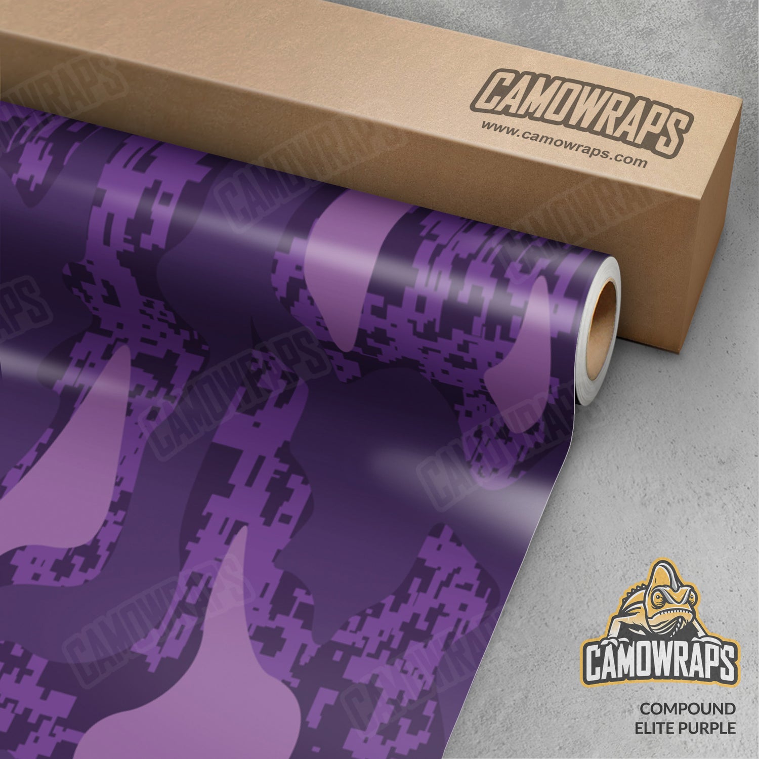 Compound Elite Purple Camo Vinyl Wrap