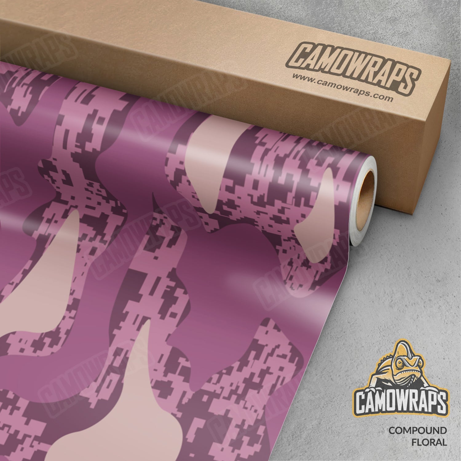 Compound Floral Camo Vinyl Wrap