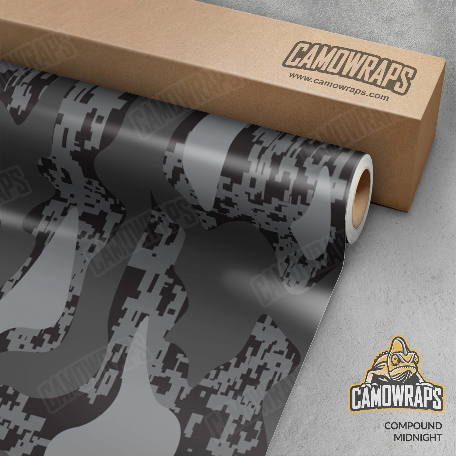 Compound Midnight Camo Vinyl Wrap