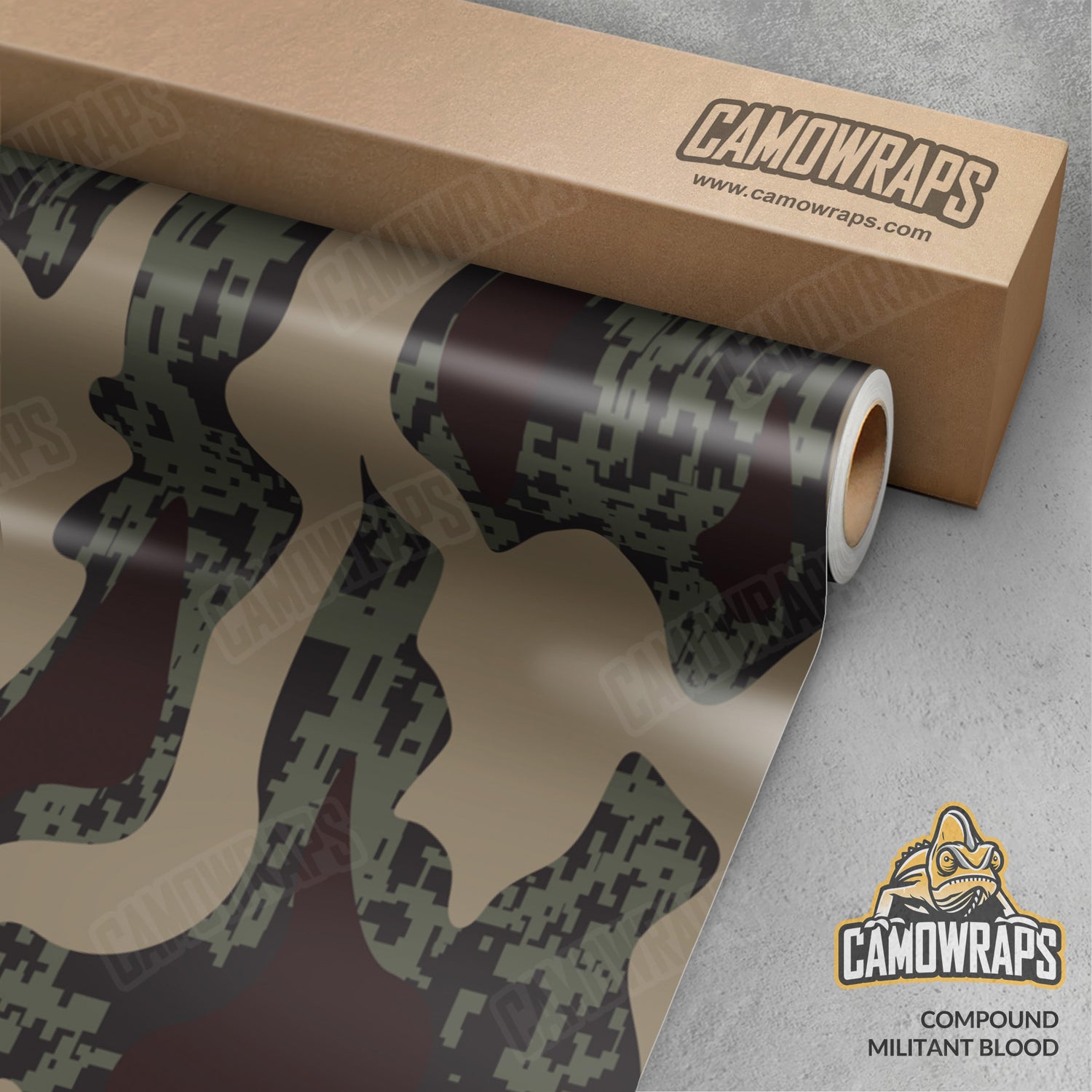 Compound Militant Blood Camo Vinyl Wrap