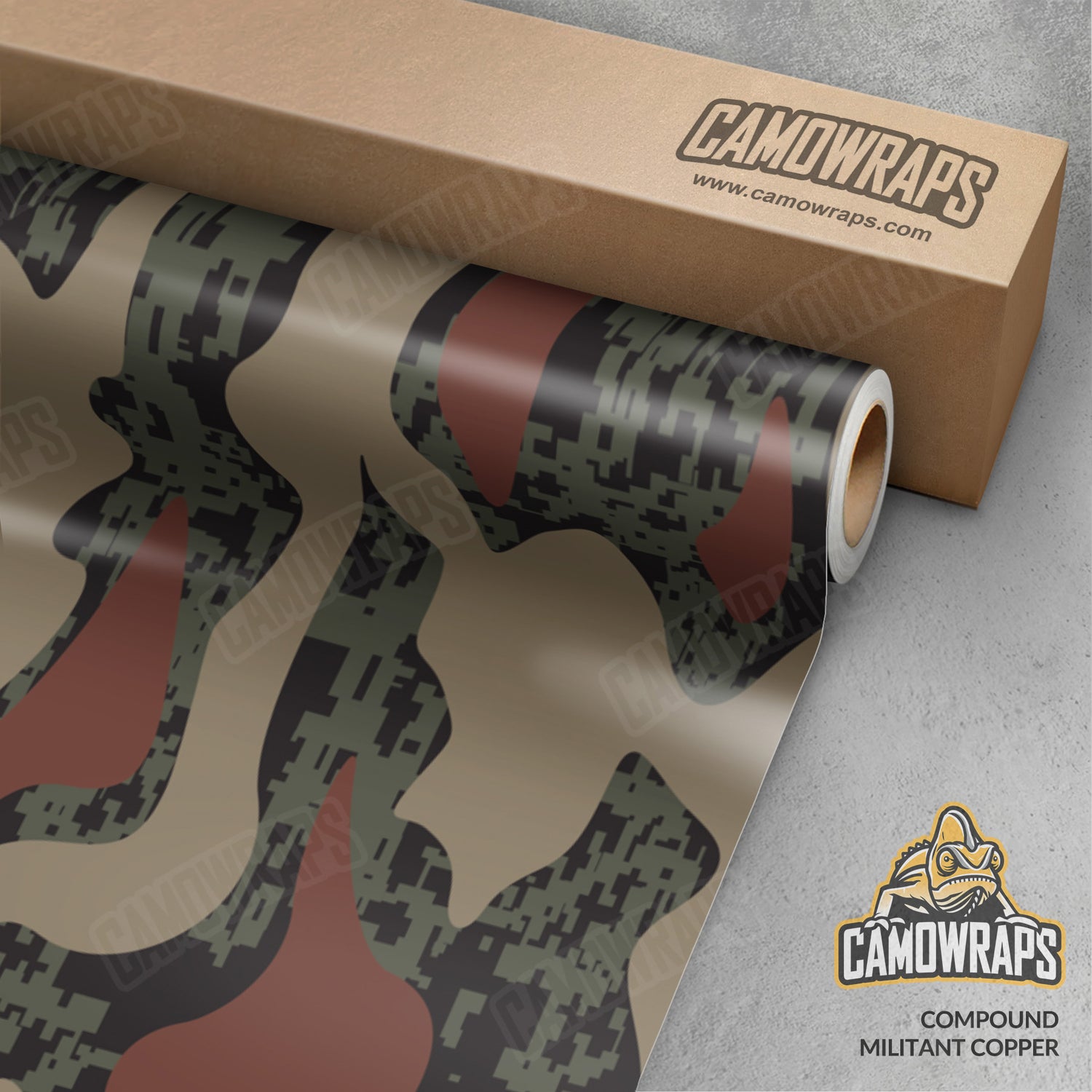 Compound Militant Copper Camo Vinyl Wrap