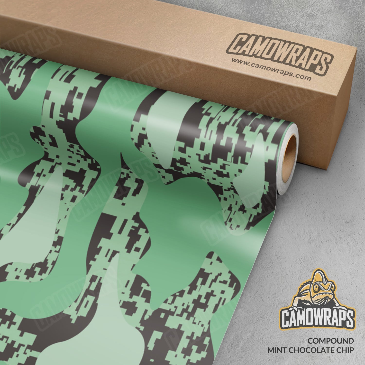 Compound Mint Chocolate Chip Camo Vinyl Wrap