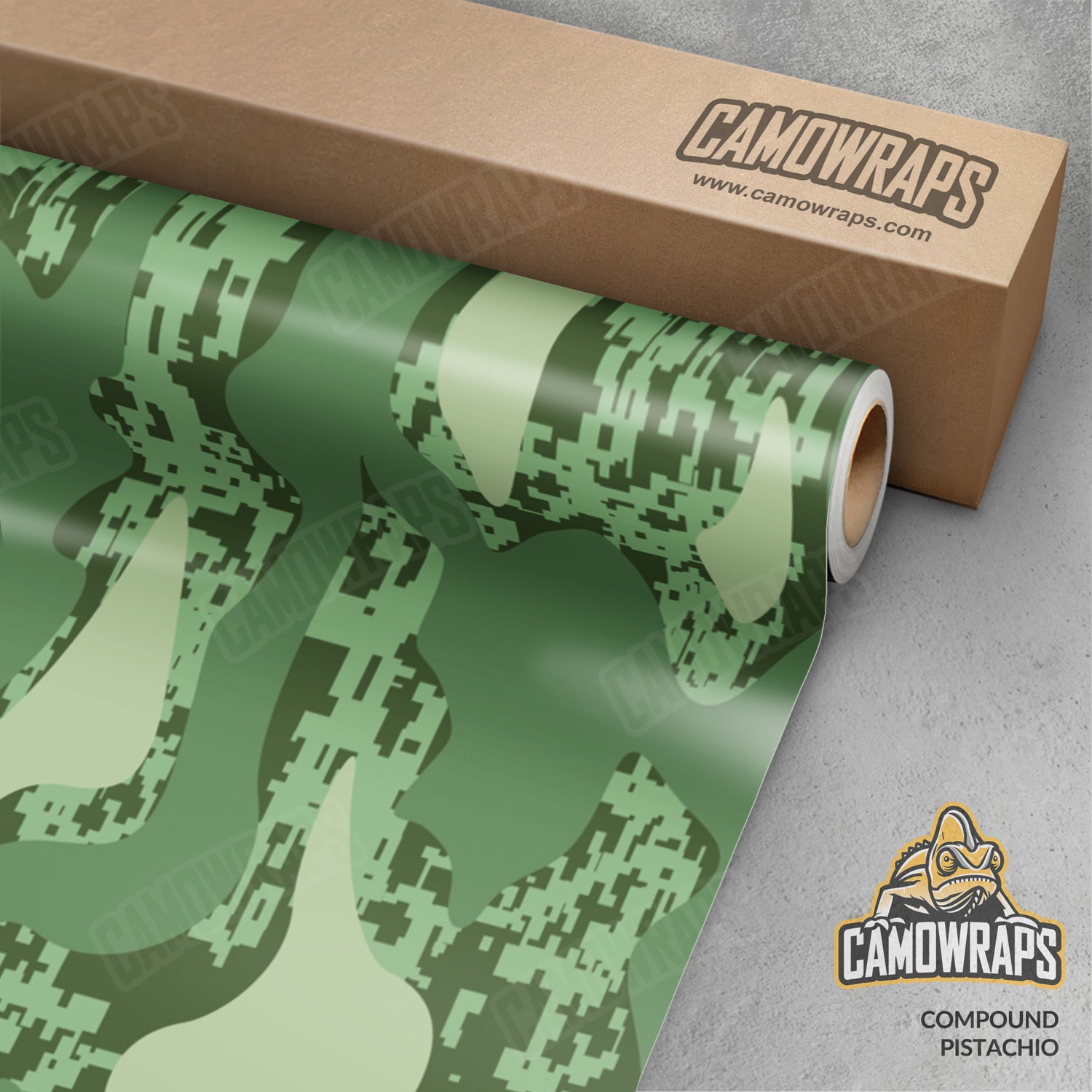 Compound Pistachio Camo Vinyl Wrap